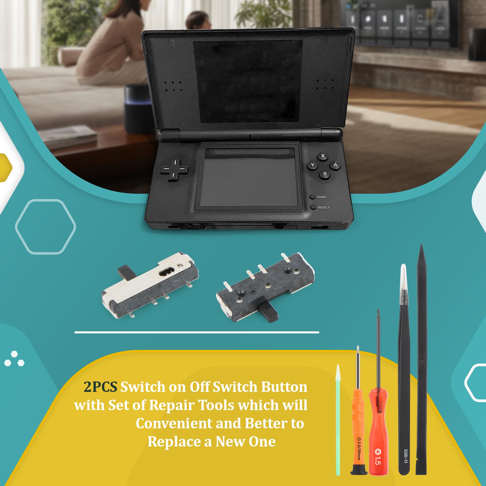 Amazon.co.jp: Nintendo DS Lite マイクロスイッチボタン2個 NDSL/NDS